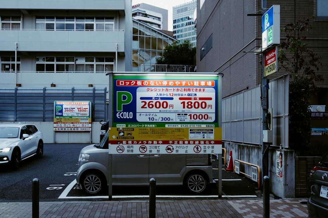 A truck parked on the side of a road
