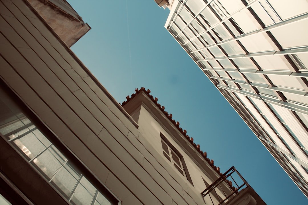 A tall building with a clock on the side of it