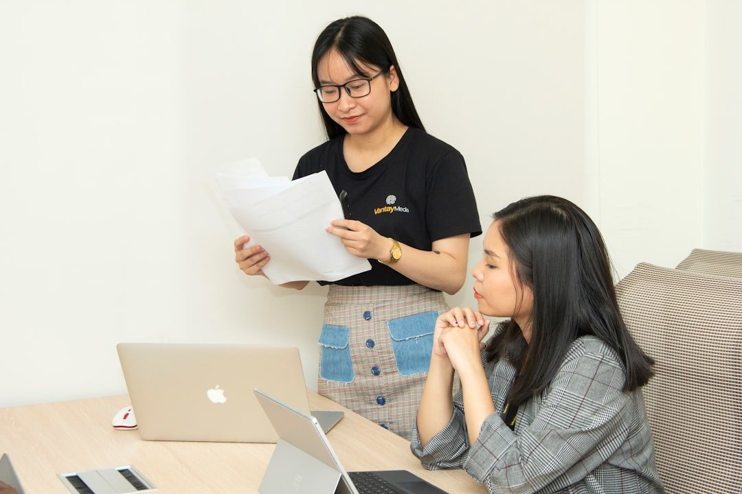 women using laptops