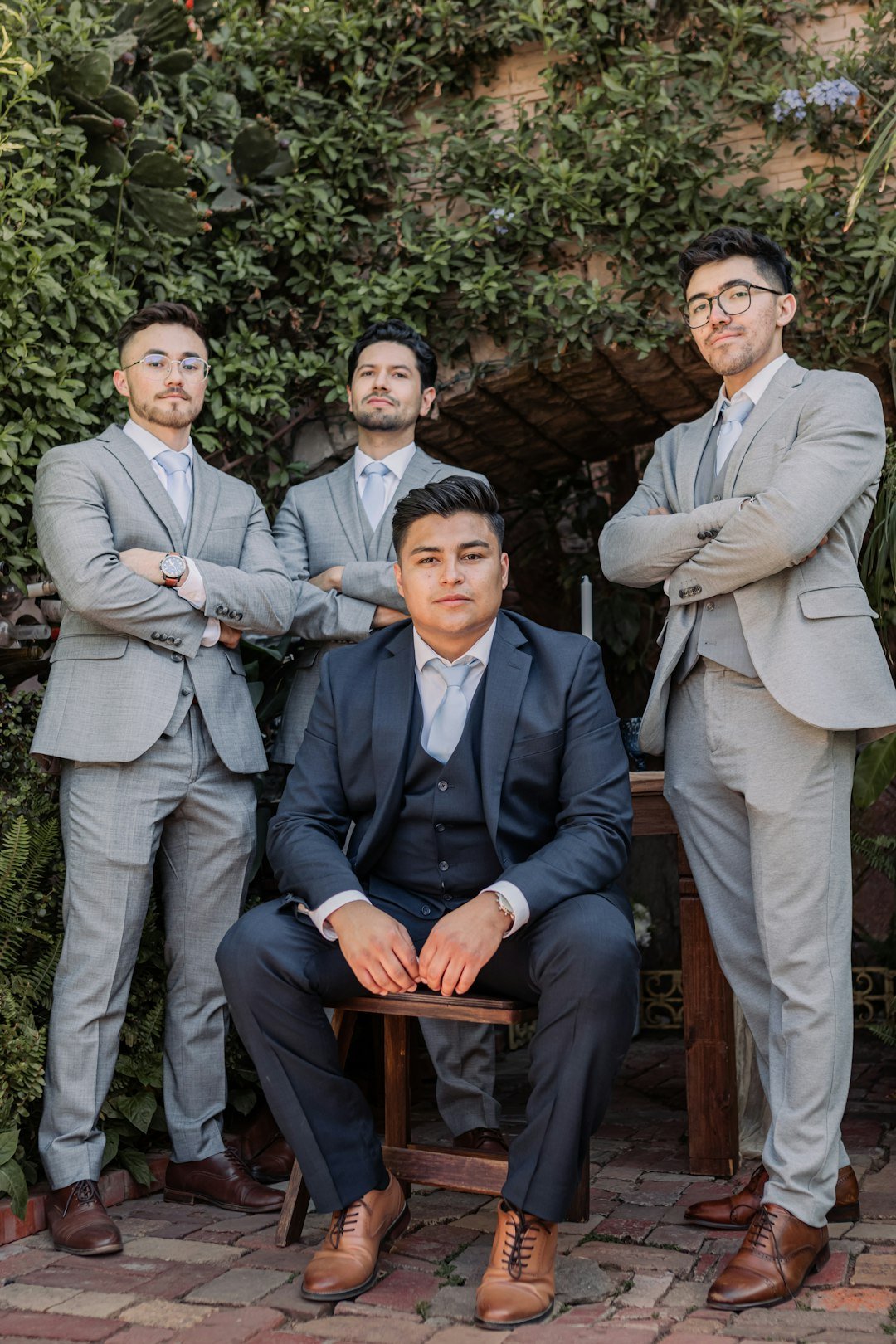 A group of men standing next to each other